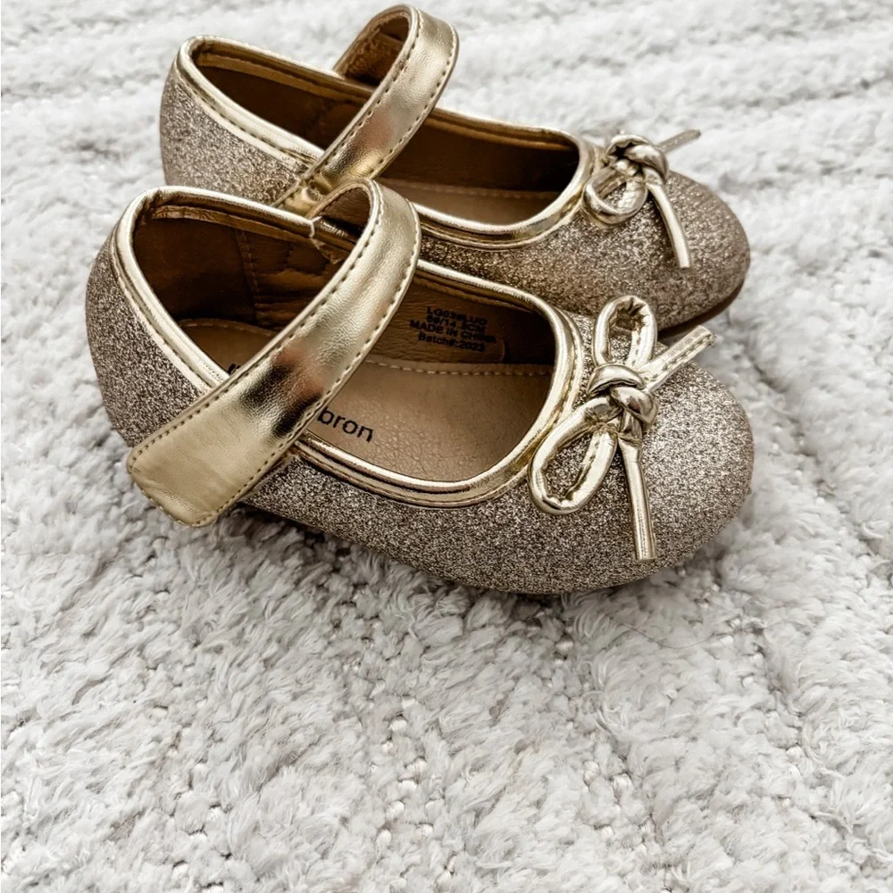THEE BRON Girl's Toddler/Little Kid Ballet Mary Jane Flat Dress Shoes - Size 6
